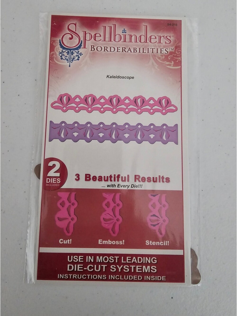 Spellbinders Borderabilities Steel Craft Die Set Kaleidoscope Border